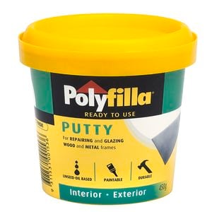 Poly 450g Linseed Oil Based Glazing Putty - 450g