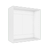 Lugna 768 x 750 x 280mm White Cabinet Shell