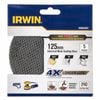 Irwin 125mm 240 Grit Orbital Sanding Disc - 5 Pack