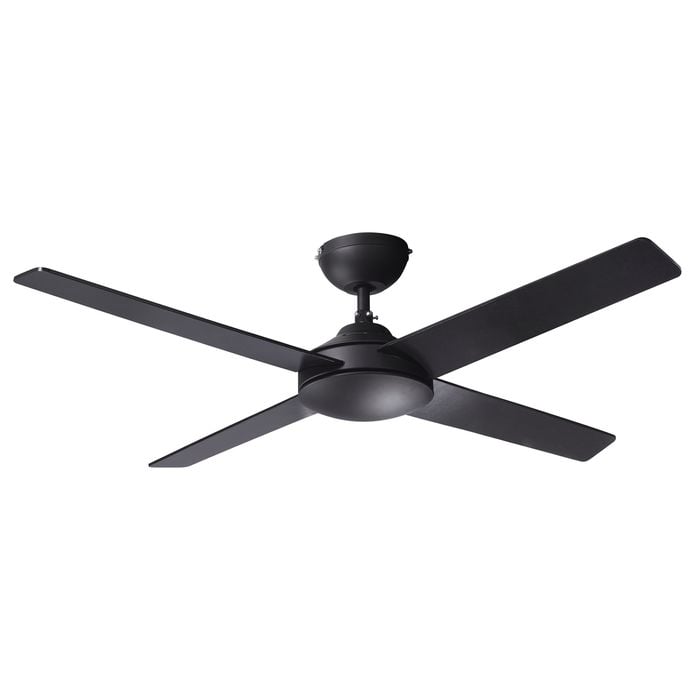 HPM 1200mm Black 4 Blade Ceiling Fan