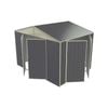 Build-a-Shed 3.0 x 2.3 x 2.3m Gable Double Hinged Side Door Shed - Grey