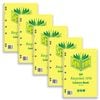 5pc Spirax 814 Recycled Lecture Book A4 School/writing Notebook 140-pages Yellow
