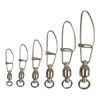 Swimerz Hd Ball Bearing Swivels With Crosslock Snap, Size 8, 8 Pack