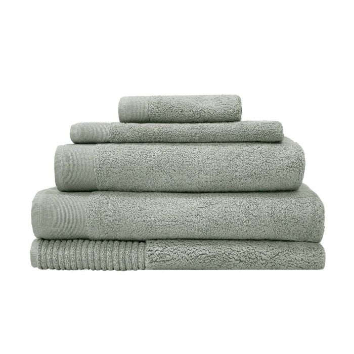 Bambury Elvire Bath Towel Collection - Sage - Bath Sheet
