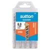 Sutton Tools 6.0 x 100mm Standard Fixing Masonry Drill Set - 5 Pack