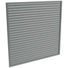 ProtectorAl 1001 - 2000 x 1001 - 2000mm Monument Horizontal 9mm Gap Aluminium Welded Slat Panel