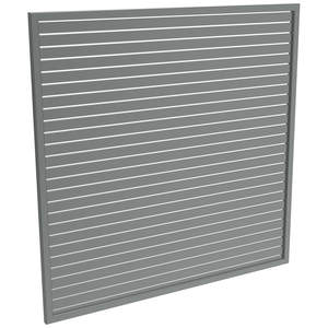 ProtectorAl 1001 - 2000 x 1001 - 2000mm Monument Horizontal 9mm Gap Aluminium Welded Slat Panel