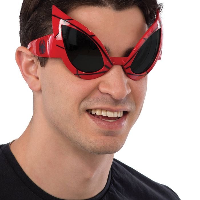 Spider Man Goggles for Adults Moulded Eye Wear with Web Superhero, CHILD