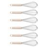 6PK Porto Zest Stainless Steel/Plastic 30cm Whisk Kitchen Utensil