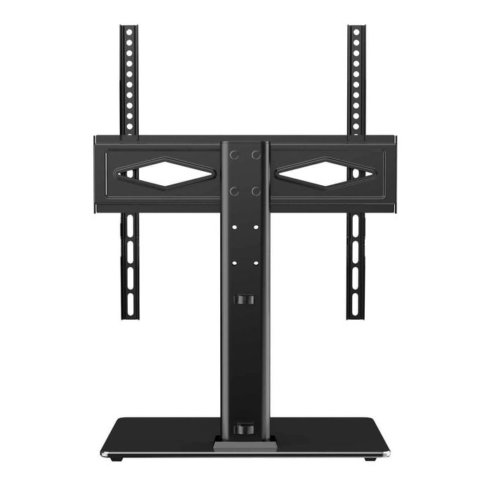 P&P Black Swivel TV Stand 32-55 Inch Compact Adjustable Mount Stand