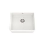 Sergio 600 x 480mm Butler Villa Undermount Ceramic Sink