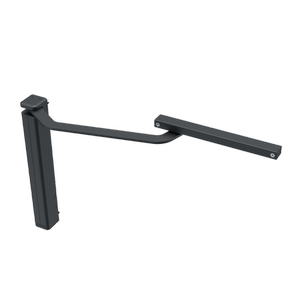 D&D Technologies SlimLine Left-Hand Vertical Gate Closer Black 