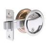 Lane Polished Stainless Steel Round Privacy Cavity Slider