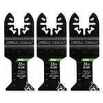 Full Boar 32mm Wood Flush Cut Multi-Tool Blade - 3 Pack