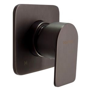 Aquatica Metalique Gun Metal Square Shower Mixer