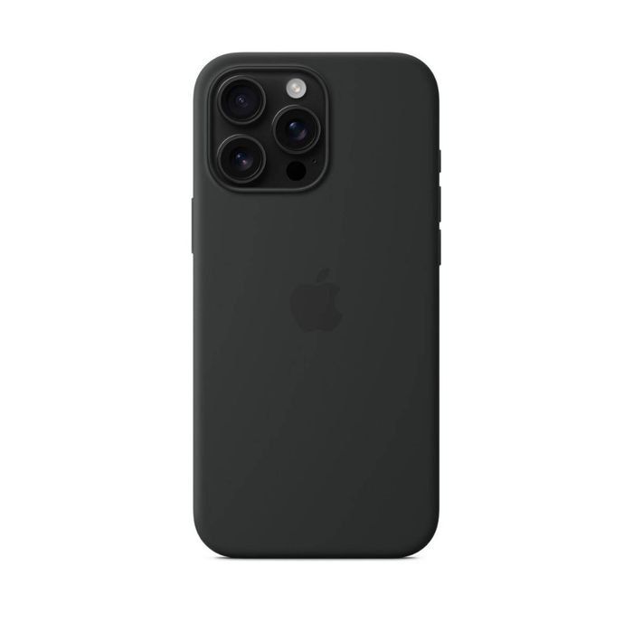 Apple iPhone 16 Pro Silicone Case with MagSafe - Black