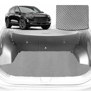 6D Diamond Car Boot Mat for Ford Escape ZH2020-Current-Cargo Mat-Grey-Outback GT