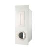 Sandelford White Stainless Steel Highlander Fence Mount Letterbox