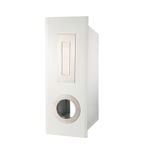 Sandelford White Stainless Steel Highlander Fence Mount Letterbox
