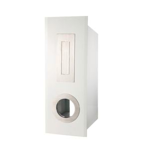 Sandelford White Stainless Steel Highlander Fence Mount Letterbox