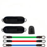 NNETM 5 pack TPE Ankle Resistance Bands - Leg & Hip Training Essentials