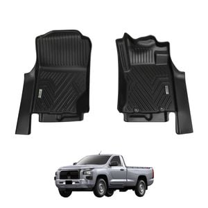 AUSGO Car Floor Mats for Mitsubishi Triton MV Next-Gen Single Cab 2024-Onwards All-Weather Floor Liners