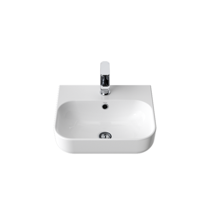 Caroma Luna Wall Basin 1 Tap Hole