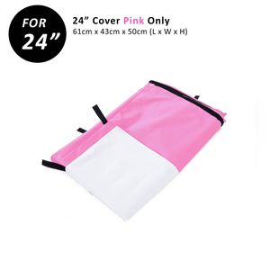 24in Cover for Wire Dog Cage - PINK - Pink | Fabric | 63 x 44 x 50.5cm (L x W x H)