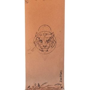 Zenvibes Comfort Cork Yoga Mat 5mm - Fearless Tiger
