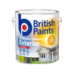 British Paints 4L Mid Base Low Sheen 4 Seasons Exterior Paint - 4L