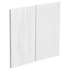 Kaboodle 600mm Provincial White Alpine Rangehood Cabinet Door - 2 Pack