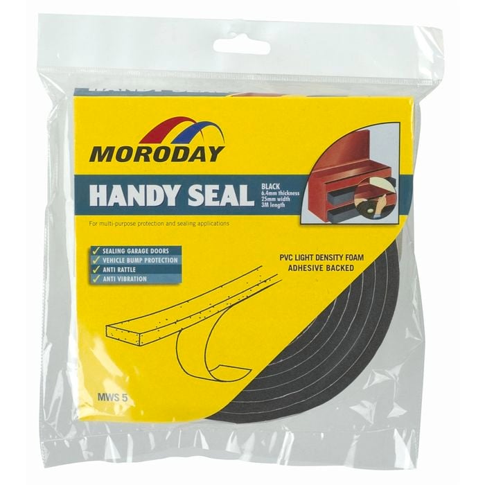 Moroday 6.4 x 25mm x 3m Garage Weatherseal