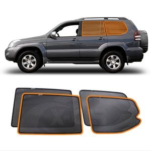 Port Rear Window Sun Shade for Toyota LandCruiser Prado 120 Series 2003-2009 Blind Mesh
