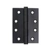 Lemaar 100 x 75 x 2.5mm Black Fixed Pin Hinge
