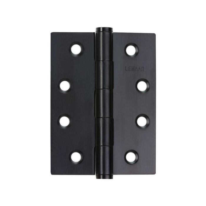 Lemaar 100 x 75 x 2.5mm Black Fixed Pin Hinge