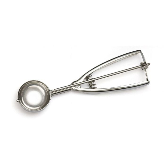 Cuisena 5cm Stainless Steel Mechanical Ice Cream Scoop - Silver