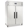 Polar G-series 2 Door Upright Fridge Stainless Steel 1200ltr - Commercial Solid Door Upright Fridges (dl895-a)