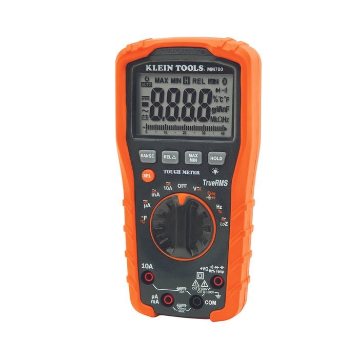 Klein Tools Digital Multimeter TRMS/Low Impedance 1000V MM700