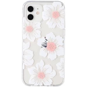 Flower Floral Shockproof Case Shockproof Cover - For Apple iPhone 13 Pro (White)