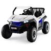 Costway 2-Seater Kids Ride on UTC Car with Lights and Music White