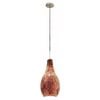 VASCO - Mosaic Crackled Glass Pendants Red Glass