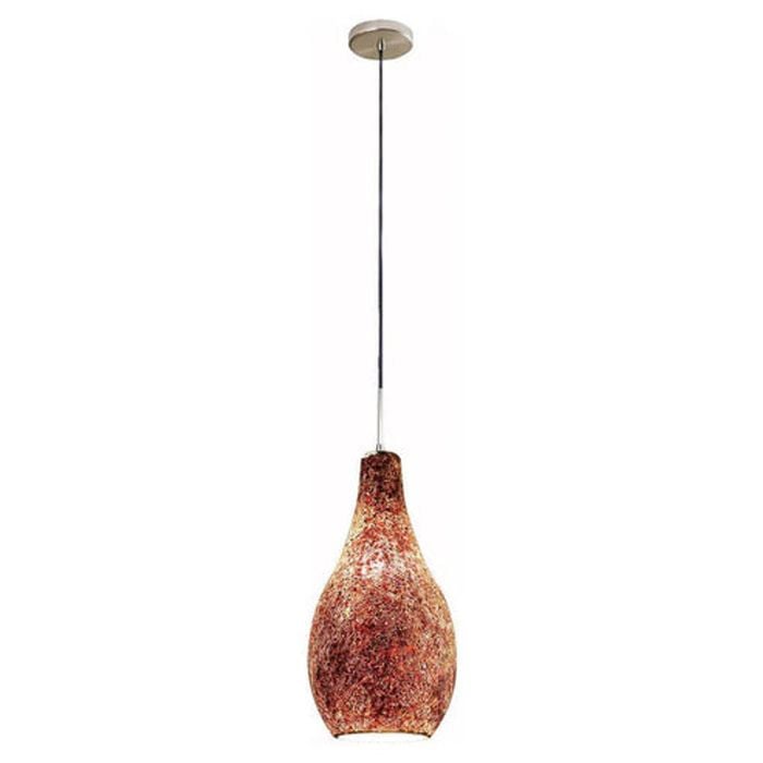VASCO - Mosaic Crackled Glass Pendants Red Glass
