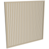ProtectorAl 1001-2000W X 1001-2000H Paperbark Aluminium Welded Slat Panel Vertical 18mm Gap