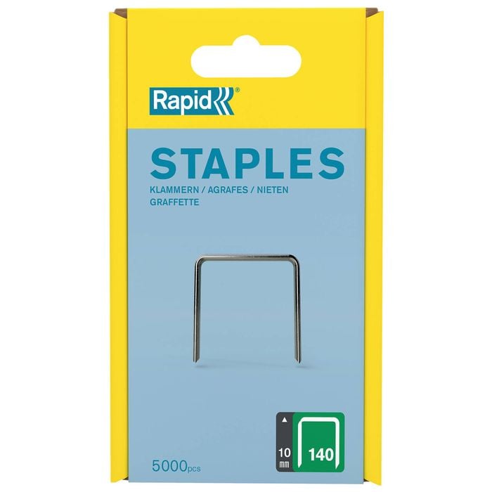 Rapid 10mm 140 Series Staples - 5000 Pack