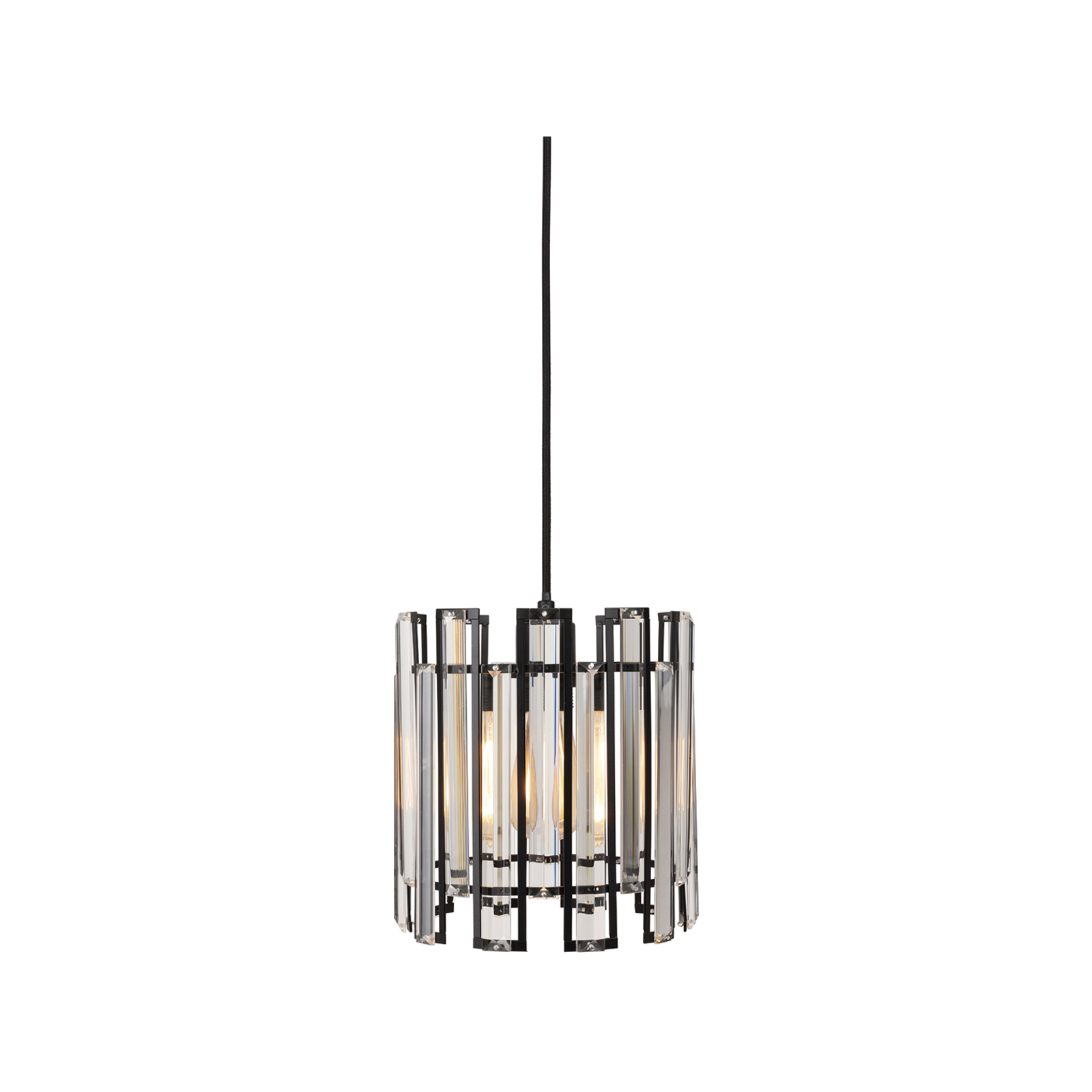 Brilliant 21cm Adelphi Metal And Crystal Prism Pendant Light Bunnings Australia