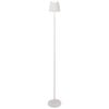 Telbix Mindy Modern Standing Floor Lamp Light Metal White Sand