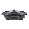 Davis & Waddell 2 In 1 Steamboat Hotpot And Grill Black 45x38x17cm