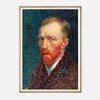 Galrie Vincent van Gogh Self-Portrait Art Print - Iconic Post-Impressionist Masterpiece, Wood Frame, 70 x 100cm (28 x 40inch)