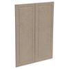 Kaboodle 900mm Raw Board Heritage Medium Pantry Doors - 2 Pack