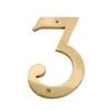 Sandleford 150mm Brass House Number 3